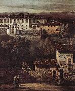 Bernardo Bellotto Das Dorf Gazzada, Blick von Sud-Ost auf die Villa Melzi d'Eril France oil painting artist